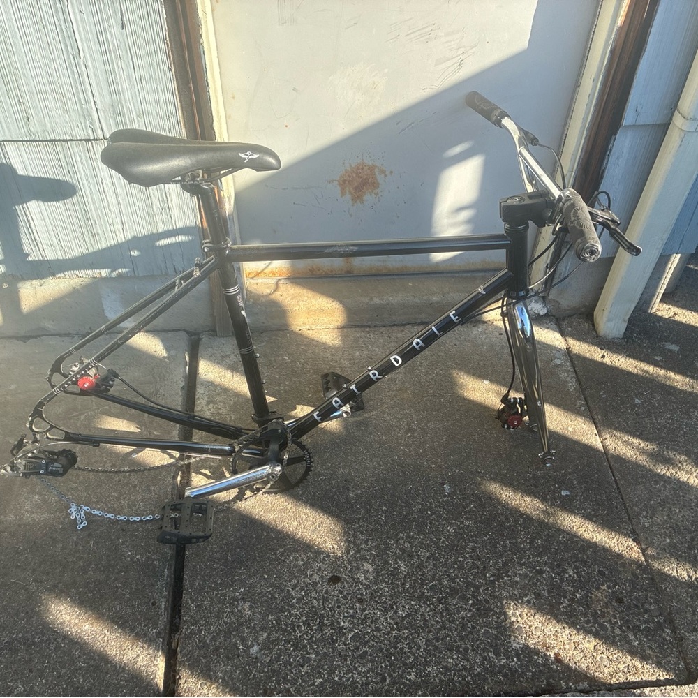 Black Road Bike Frame